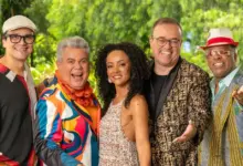 Judson Salles, Milton Cunha, Valeria Almeida, Everaldo Marques e A&iacute;lton Gra&ccedil;a. Foto: Divulga&ccedil;&atilde;o/Globo