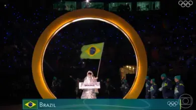 Abertura do&nbsp;Jogos Ol&iacute;mpicos de Inverno. Foto: Reprodu&ccedil;&atilde;o/Globo