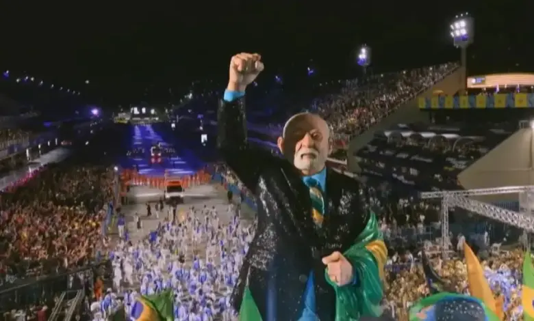 Homenagem a Lula. Reprodução/Globo