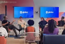 Coletiva com jornalistas da Globo. Foto: Divulga&ccedil;&atilde;o/Globo