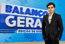 Dudu Camargo no Balan&ccedil;o Geral SP. Foto: Divulga&ccedil;&atilde;o/Record