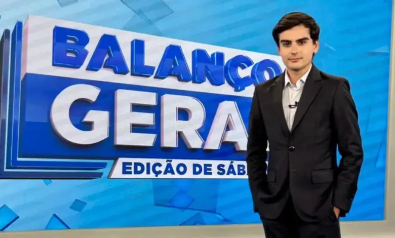 Dudu Camargo no Balanço Geral SP. Foto: Divulgação/Record