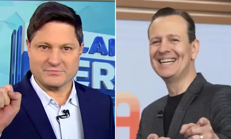 Eleandro Passaia&nbsp;e Celso Zucatelli. Foto: Divulga&ccedil;&atilde;o/Record