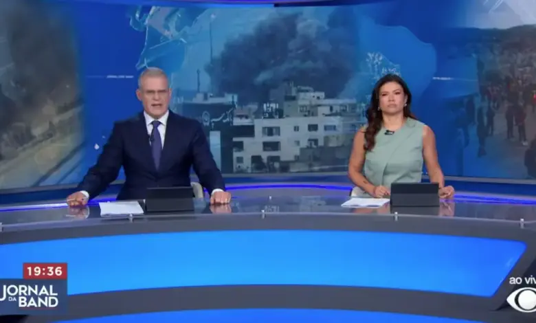 Jornal da Band. Foto: Reprodução/Band
