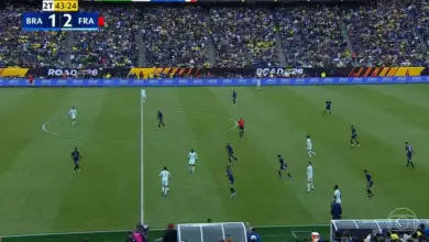 Amistoso da Seleção Brasileira. Foto: Reprodução/Globo