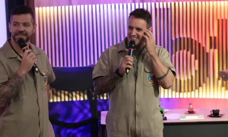 Victor Sarro e Rodrigo Capella. Foto: Divulgação/SBT