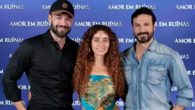 Sergio Marone, Let&iacute;cia Laranja e Murilo Cezar. Foto: Divulga&ccedil;&atilde;o/Seriella Productions