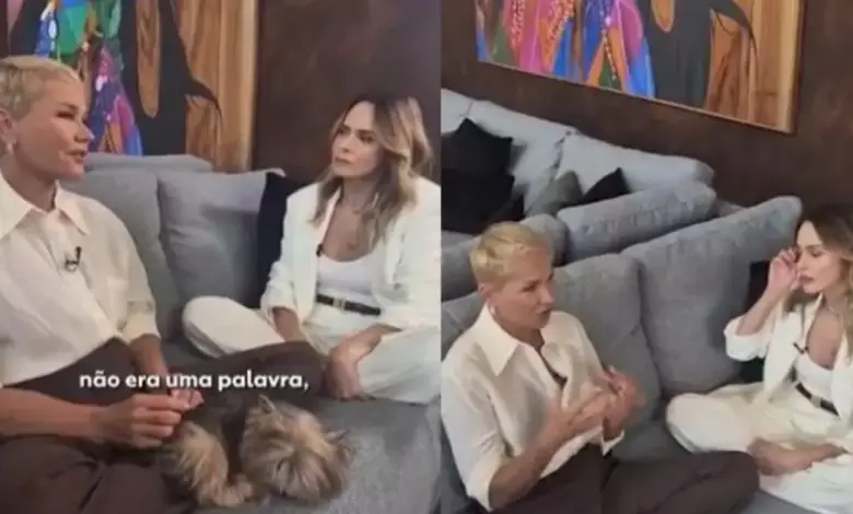 Ana Paula Renault recebe abraço de Xuxa em encontro no 'Fantástico'