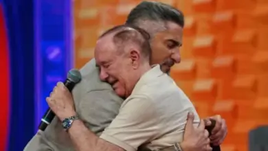 Marcos Mion e Renato Aragão. Foto: Divulgação/Globo