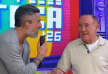 Marcos Mion e Renato Arag&atilde;o no Caldeir&atilde;o. Foto: Divulga&ccedil;&atilde;o