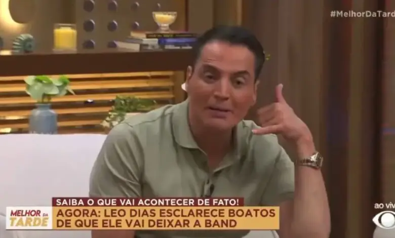 Leo Dias nega saída da Band e descarta volta ao SBT