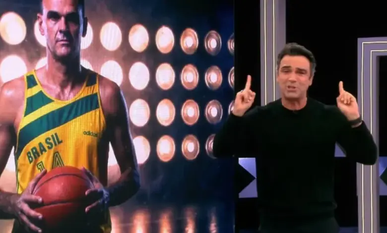 Tadeu presta homenagem ao irmão Oscar Schmidt no BBB 26. Foto: Reprodução/Globo