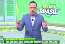 Thiago Gardinali no 'Se Liga, Brasil'. Foto: Reprodu&ccedil;&atilde;o/SBT