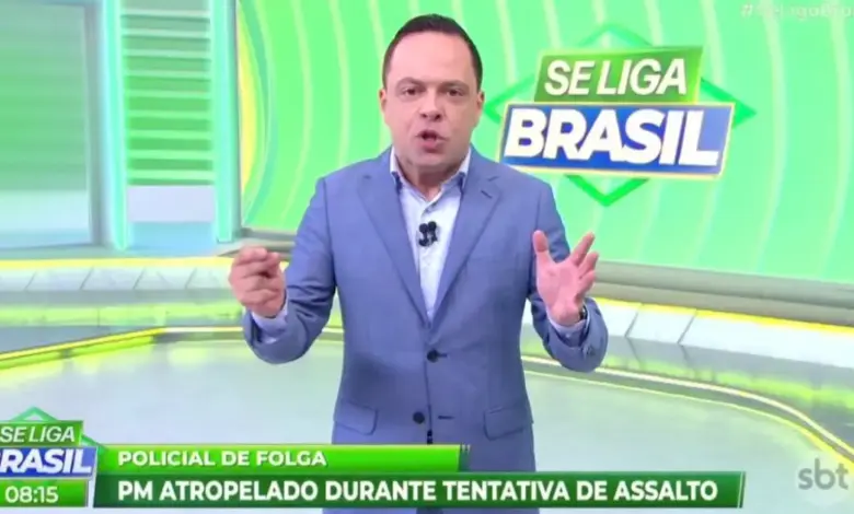 Thiago Gardinali no 'Se Liga, Brasil'. Foto: Reprodução/SBT