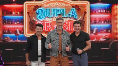 No júri do 'Dupla do Brasil', o 'Caldeirão' recebe Marcos e Belutti