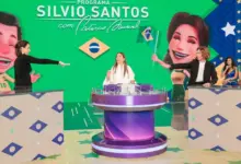 Silvia Pfeifer e Helena Fernandes disputam o Jogo das 3 Pistas no SBT