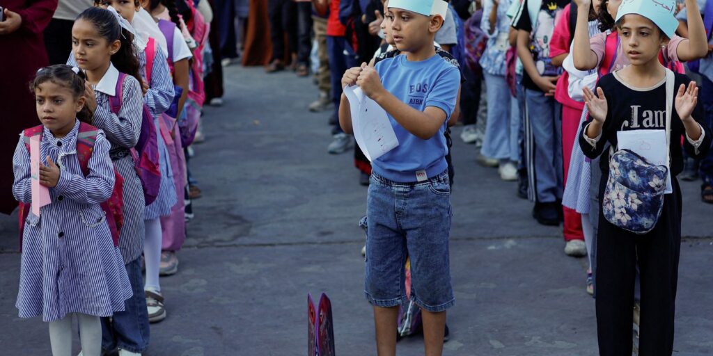 Esperança renasce com retorno às aulas em Gaza após três anos