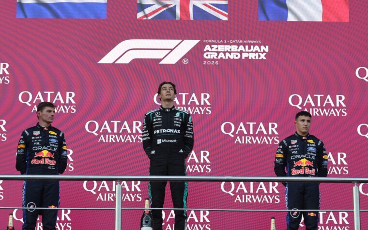 Russell conquista vitória no GP do Azerbaijão com vantagem mínima