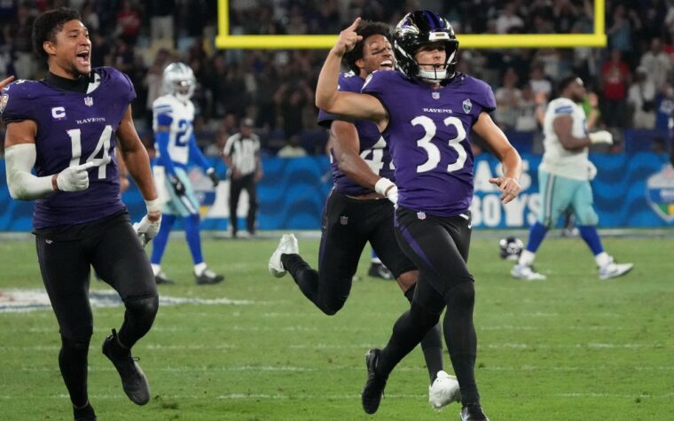 Baltimore Ravens conquistam vitória sobre Dallas Cowboys no Rio