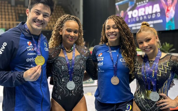 Ginastas brasileiros brilham e conquistam pódios na Hungria
