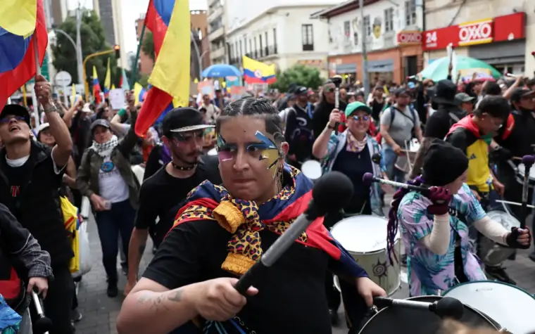 Protestos marcam insatisfação popular na Colômbia contra La Espriella