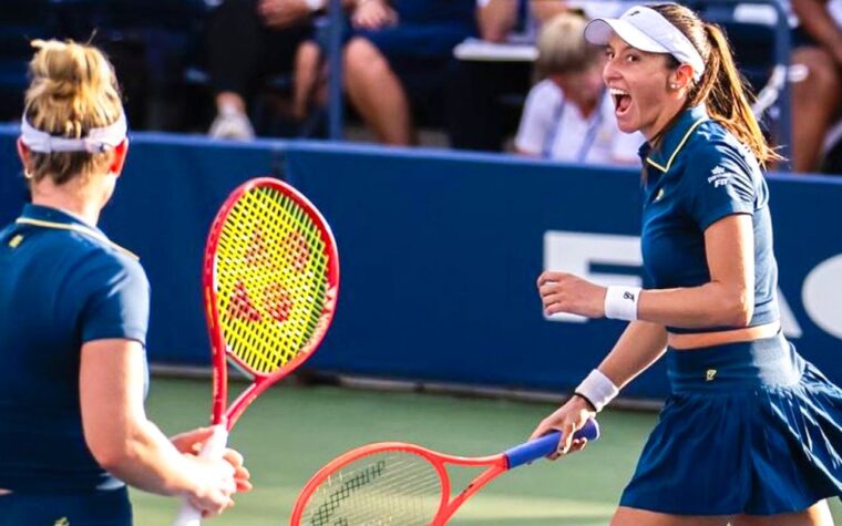 Dupla de Stefani garante vitória na estreia do WTA de Wuhan